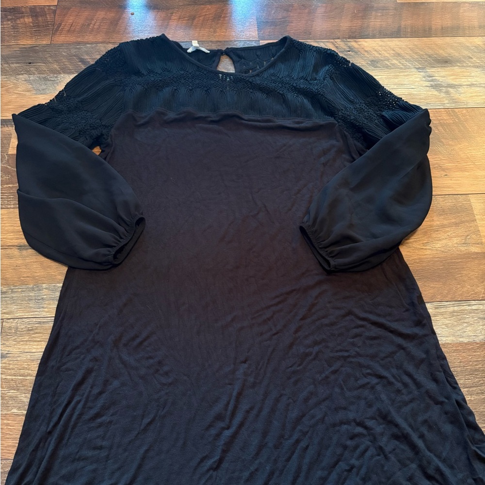 Maurices Black Long Sleeve Dress